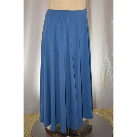 Michael Kors Blue Circle Skirt size M - Picture 2 of 8